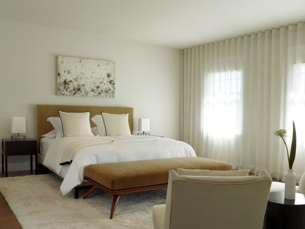 Premium Blinds, Shutters and Curtains - A sunshine coast bedroom featuring premium shutters